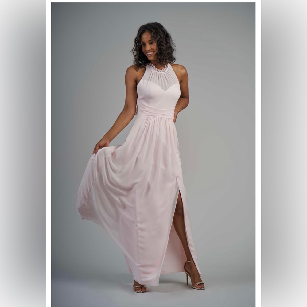 B2 BRIDESMAIDS BY JASMINE B213002, New Shell Pink, Size14